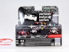 International DuraStar Flatbed IndyCar Series black / red 1:64 Greenlight
