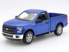 Ford F-150 Regular Cab 年 2015 蓝 1:24 Welly