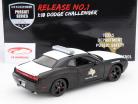 Dodge Challenger SRT8 Texas Highway Patrol 2012 noir / blanc 1:18 GMP