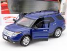 Ford Explorer XLT anno 2015 blu 1:18 MotorMax