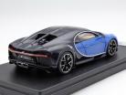 Bugatti Chiron motore Visualizza Ginevra 2016 blu / blu scuro 1:43 LookSmart
