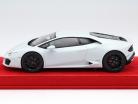 Lamborghini Huracan LP 580-2 L.A. motor Show 2015 white with showcase 1:18 MR Models