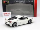 Ferrari 488 GTB blanco 1:18 Bburago