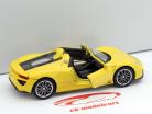 Porsche 918 Spyder Pullback amarillo 1:32 Welly