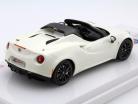 Alfa Romeo 4C Spider 概念 年 2015 白 1:43 TrueScale