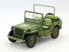 Jeep Willy's Militär Polizei Baujahr 1941 grün 1:18 Triple9