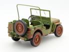 Jeep Willy's military police Dirty Version Year 1941 green 1:18 Triple9