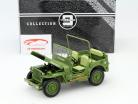 Jeep Willy's US Army met 4 soldaten jaar 1942 leger groen 1:18 Triple9