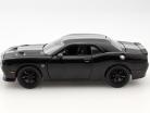 Dodge Challenger SRT Hellcat год 2015 черный / серебряный 1:24 Jada Toys