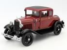Ford Model A Coupe år 1931 rød 1:18 SunStar