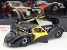 Bugatti Atalante Type 57 SC Baujahr 1937 schwarz / gelb 1:12 Bauer