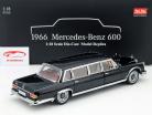 Mercedes-Benz 600 Pullman Year 1966 black 1:18 SunStar