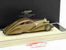 Rolls Royce Phantom 1 Jonckheere Coupe ano 1925 ouro 1:43 TrueScale