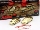 Jaguar MK II と Rolls Royce Silver Cloud クリスマス 2014 金 1:64 Schuco