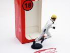 driver figure 24h LeMans 50's - 60's years 1:18 LMMiniatures