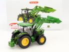 John Deere 6125R traktor med Frontlæssere grøn 1:32 Wiking