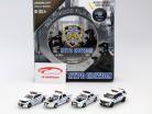 4-Car Set NYPD Edition wit / blauw 1:64 Greenlight