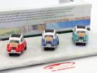 3-Car Set BMW Isetta azul / vermelho / verde 1:43 Cararama