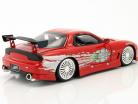Dom's Mazda RX-7 Fast and Furious rød 1:24 Jada Toys