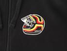 Stefan Bellof Sweat Jacke ''Helm'' Classic Line schwarz / rot / gelb