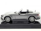 Fiat 124 Spider Convertible 银 金属的 1:43 BBR