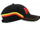 Stefan Bellof chapeau "casque" Classic Line noir / rouge / jaune