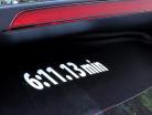 Stefan Bellof sticker opnemen lap 6:11.13 min wit 120 x 25 mm