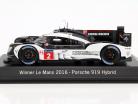 Porsche 919 Hybrid #2 vincitore 24h LeMans 2016 Lieb, Dumas, Jani 1:43 Spark