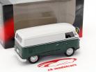 Volkswagen VW T1 Kastenwagen dunkelgrün / weiß 1:43 Cararama