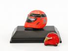 M. Schumacher casco e Pin Set formula 1 2012 + rosso casco pin 1:8 Schuberth