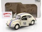 Volkswagen VW Beetle #53 Herbie cream white 1:18 Solido