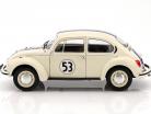 Volkswagen VW Scarafaggio #53 Herbie crema bianco 1:18 Solido