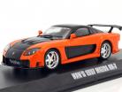 Han's Mazda RX-7 Fast and the Furious Tokyo Drift 2006 oranje / zwart 1:43 Greenlight