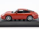 Porsche 911 Carrera coupe Opførselsår 2001 orangerød metallisk 1:43 Minichamps
