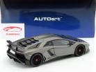 Lamborghini Aventador LP750-4 SV jaar 2015 mat grijs 1:18 AUTOart