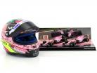 Sergio Perez Force India VJM10 式 1 2017 ヘルメット 1:2 Schuberth