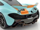 McLaren P1 année de construction 2014 Gulf Version bleu / orange 1:12 TrueScale