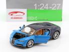 Bugatti Chiron Baujahr 2017 hellblau / dunkelblau 1:24 Welly