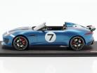 Jaguar F-Type projet 7 concept ecurie bleu 1:18 True Scale