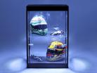Enkelt skab med 2 mobil LED lamper til modelbiler i skala 1:18,1:24,1:43 Triple9