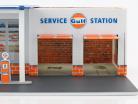Vintage gas stazione Gulf Oil / Mechanic's Corner Series 1 1:64 Greenlight