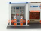 Vintage gas stazione Gulf Oil / Mechanic's Corner Series 1 1:64 Greenlight
