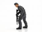 Swat Team rifleman figure 1:18 American Diorama