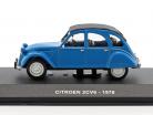 Citroen 2CV6 année de construction 1978 bleu 1:43 Solido
