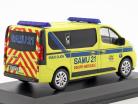 Renault Trafic SAMU année de construction 2014 jaune / bleu 1:43 Norev