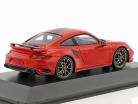 Porsche 911 (991) Turbo S Exclusives Series red metallic 1:43 Spark