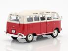 Volkswagen VW Samba bus rood / wit 1:24 Maisto