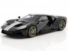 Ford GT año de construcción 2016 negro / blanco 1:18 GT-Spirit