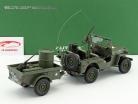 Jeep Willy Ano 1943 com Funções e Acessórios Exército verde 1:18 AUTOart