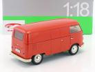 Volkswagen VW T1 Bus van year 1963 red 1:18 Welly